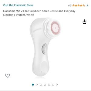 Clarisonic Mia 2 Face Scrubber, Sonic Gentle and Everyday Cleansing System